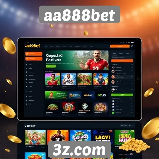 Navegação simplificada no site aa888bet melhora experiência do usuário